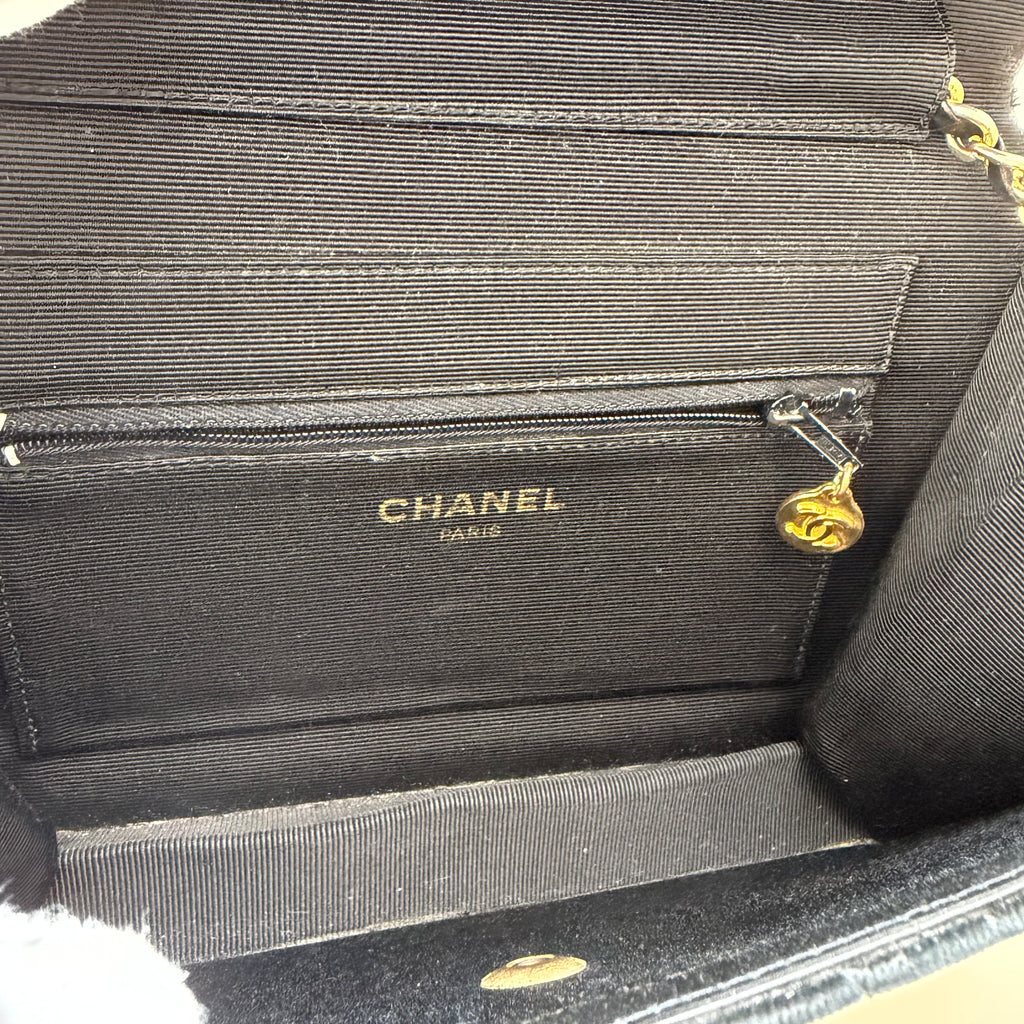 Chanel fluweel timeless classic