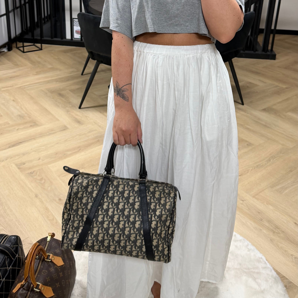 Authentieke vintage Christian Dior trotter boston bag
