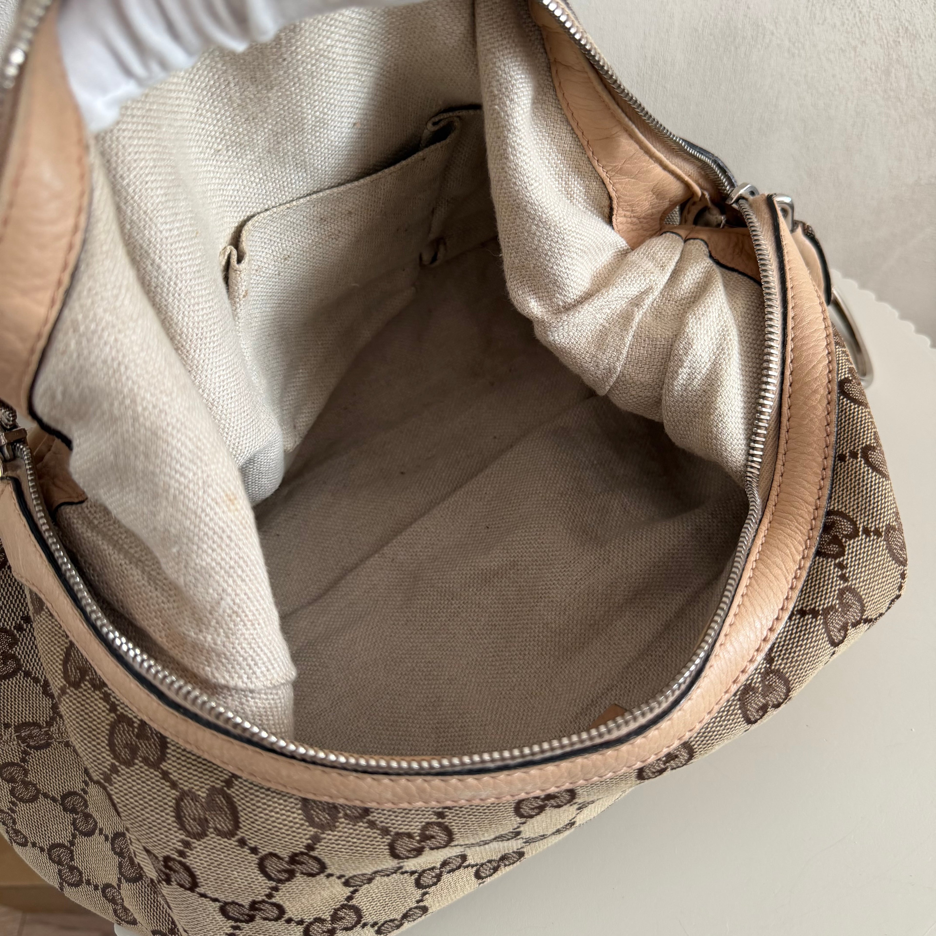 Authentieke vintage Gucci Horsebit Hobo bag