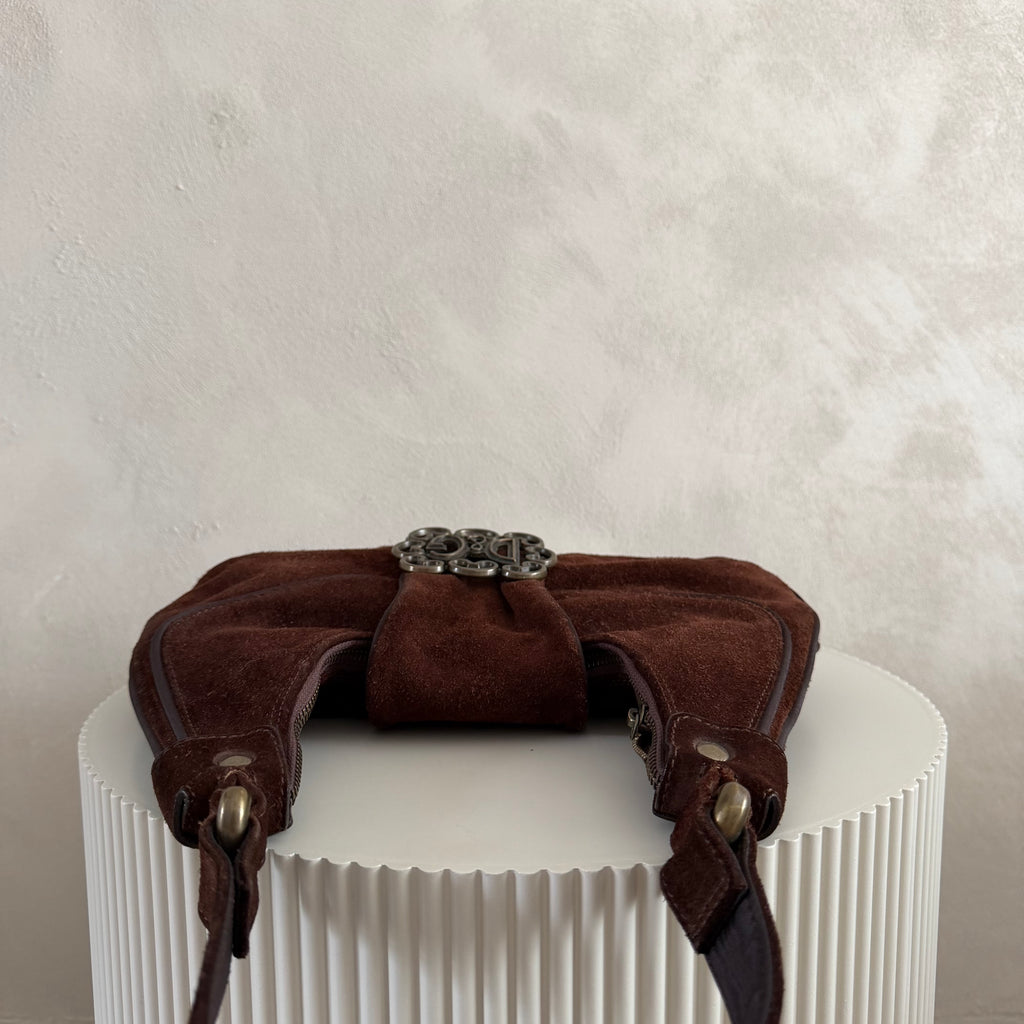 Authentieke vintage Dolce & Gabana suede bag
