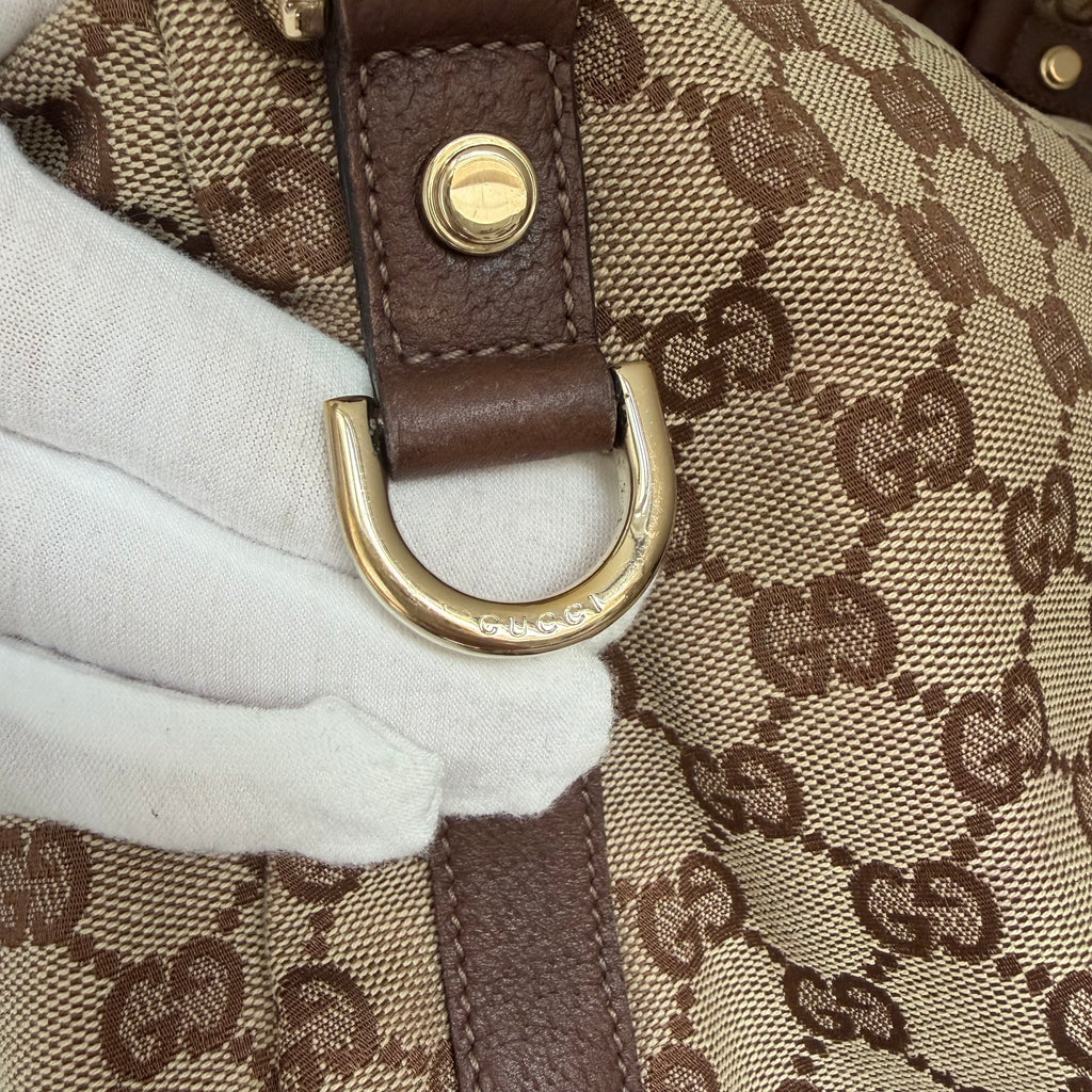 Gucci abbey tote brown