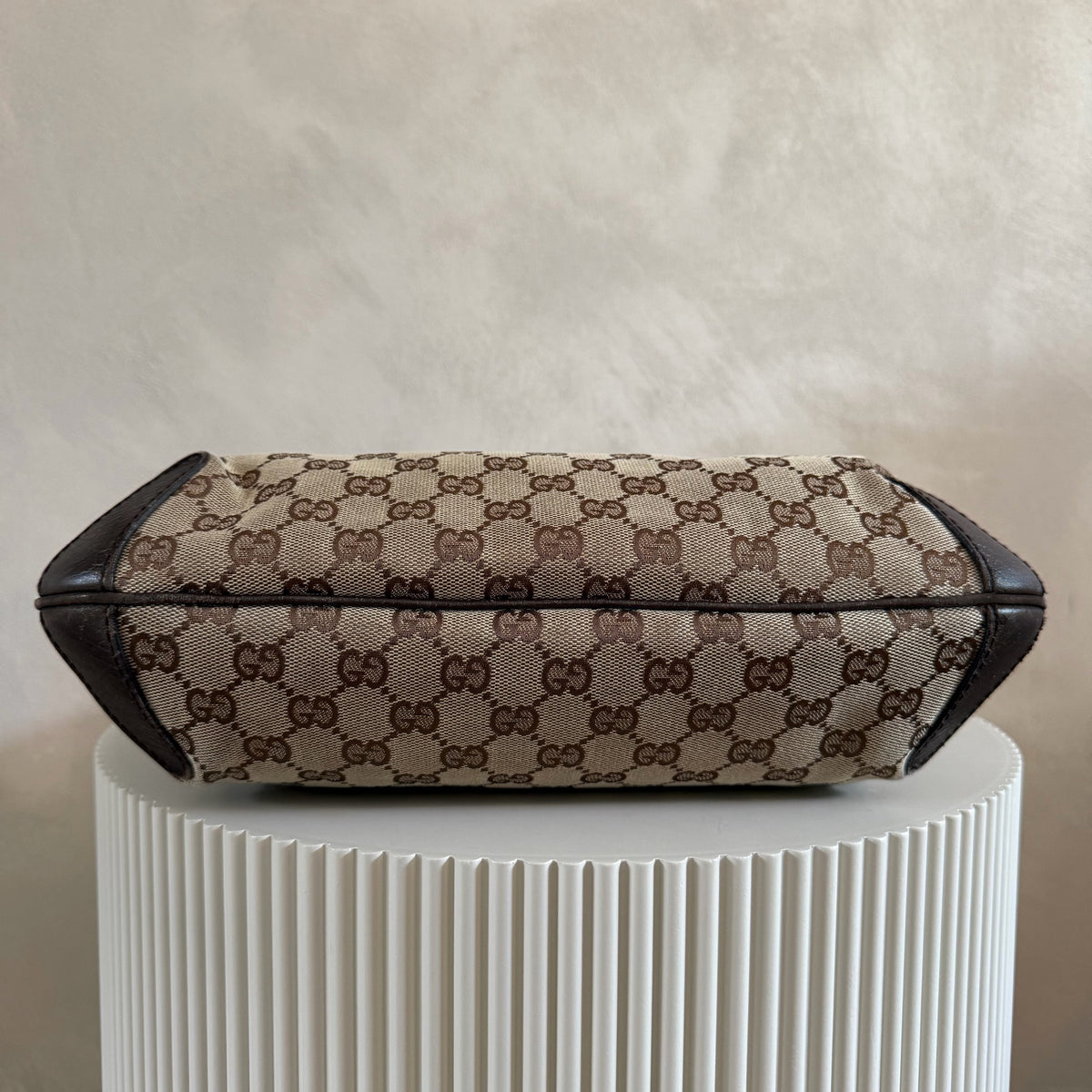 Authentieke vintage Gucci GG Canvas Horsebit Hobo Bag
