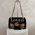 Authentieke vintage Gucci GG Marmont Velvet bag "LOVED”