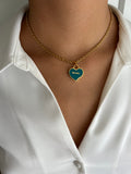 Prada hartjes bedel | Ketting