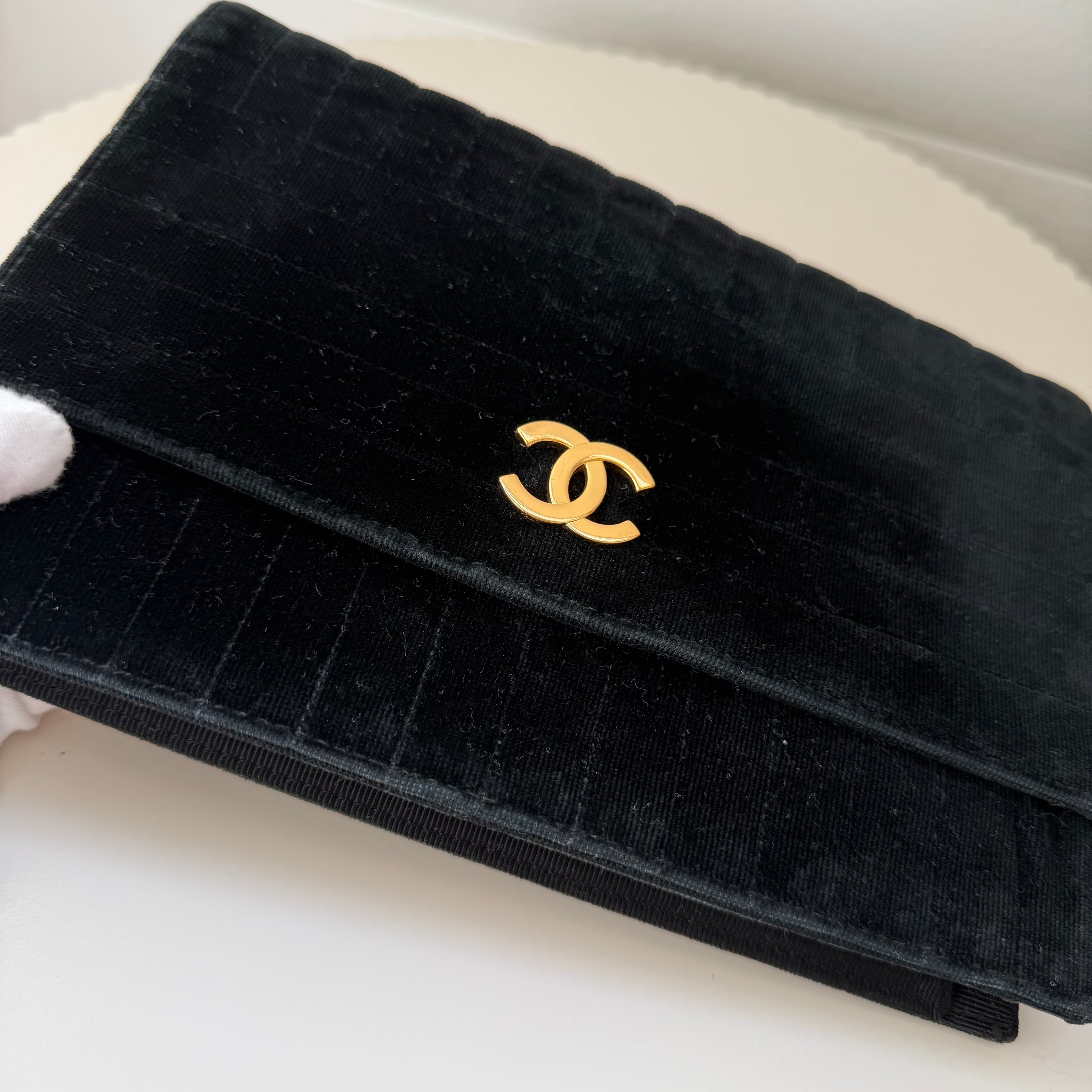 Chanel fluweel timeless classic