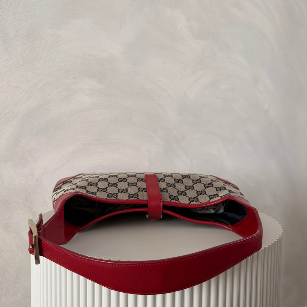 Authentieke vintage Gucci Jackie red bag