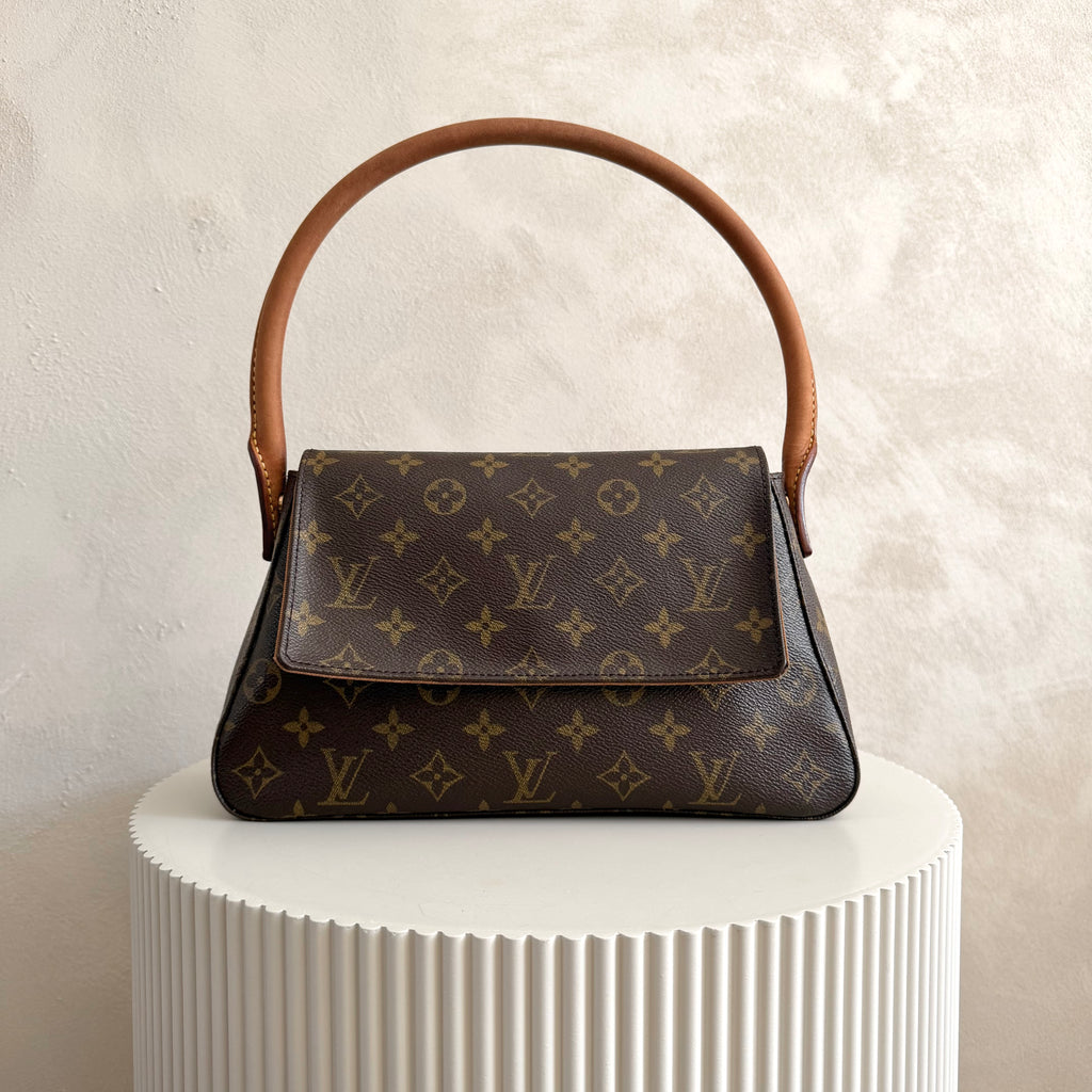 Authentieke vintage Louis Vuitton mini looping bag