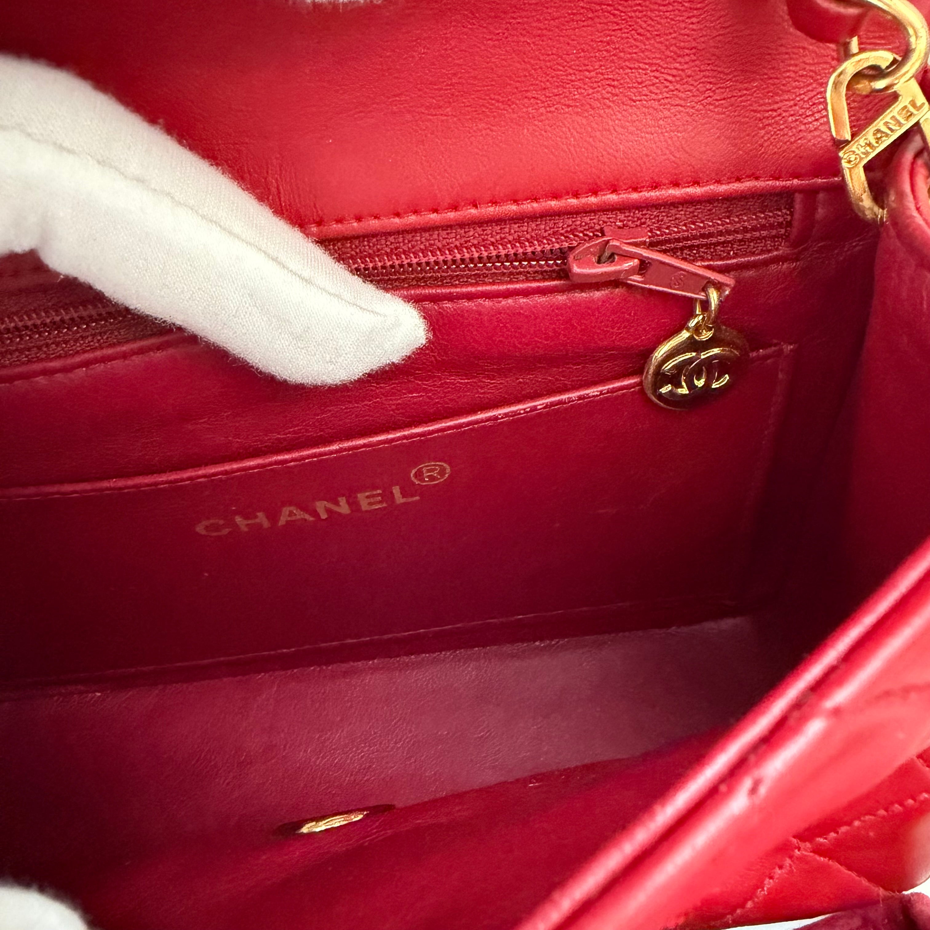 Chanel mini square classic single flap