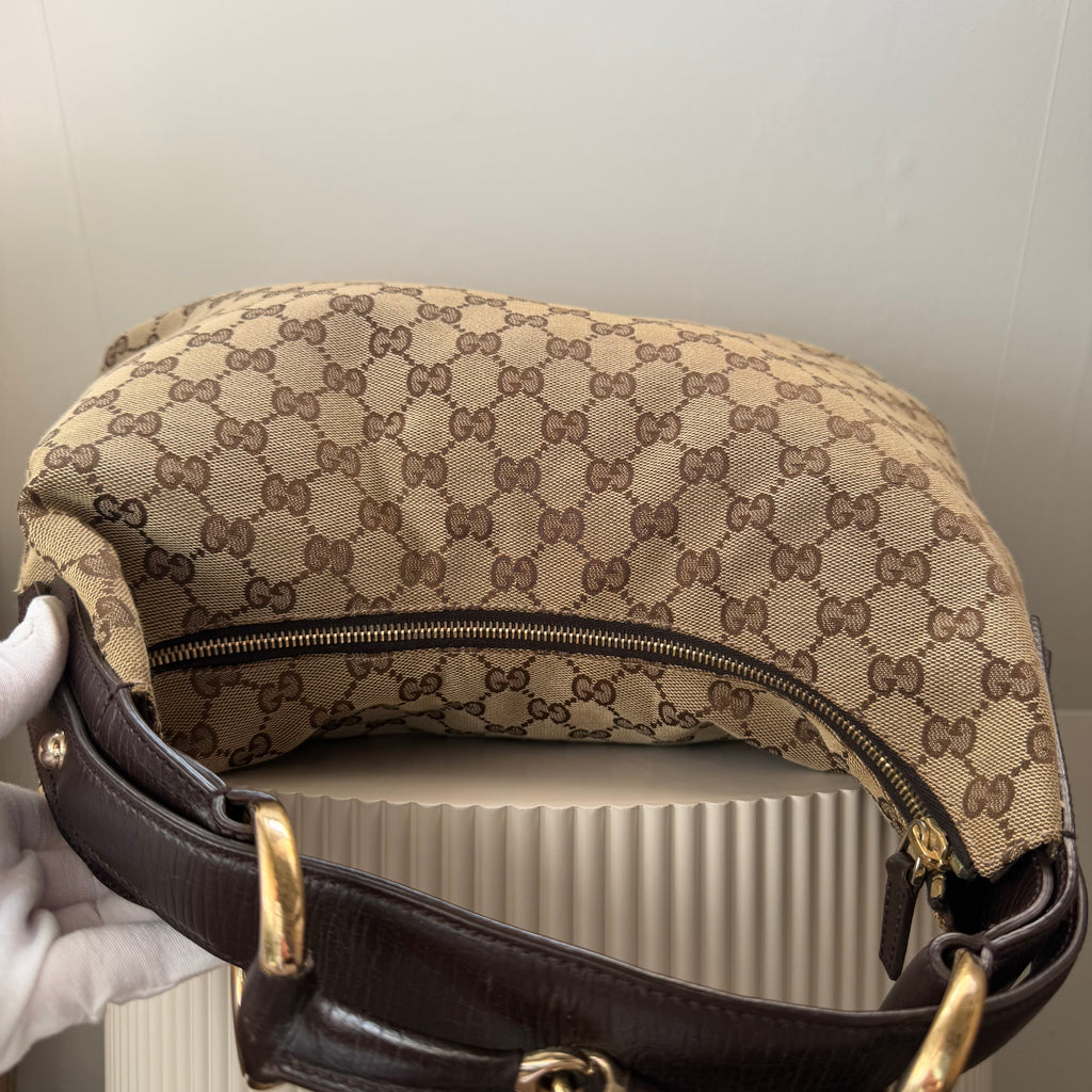 Gucci hobo horsebit heritage + original box