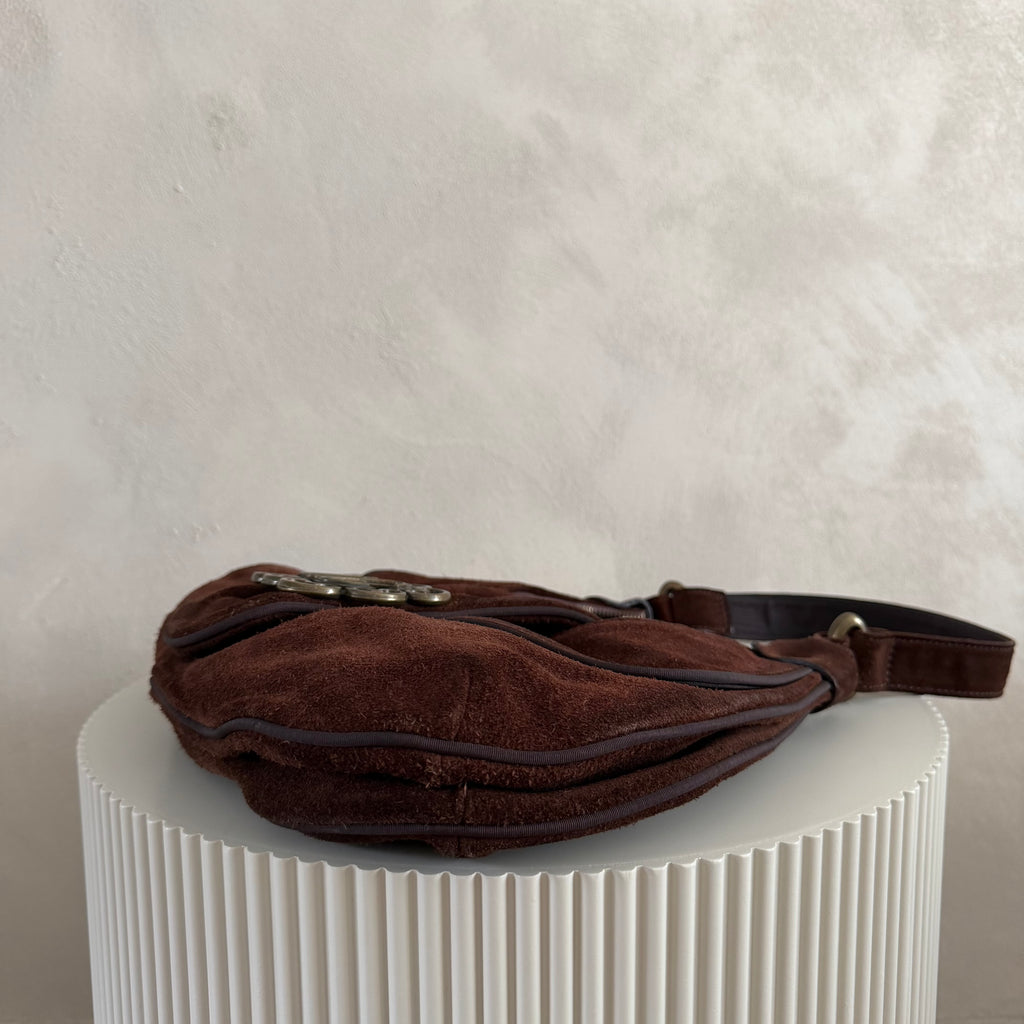 Authentieke vintage Dolce & Gabana suede bag