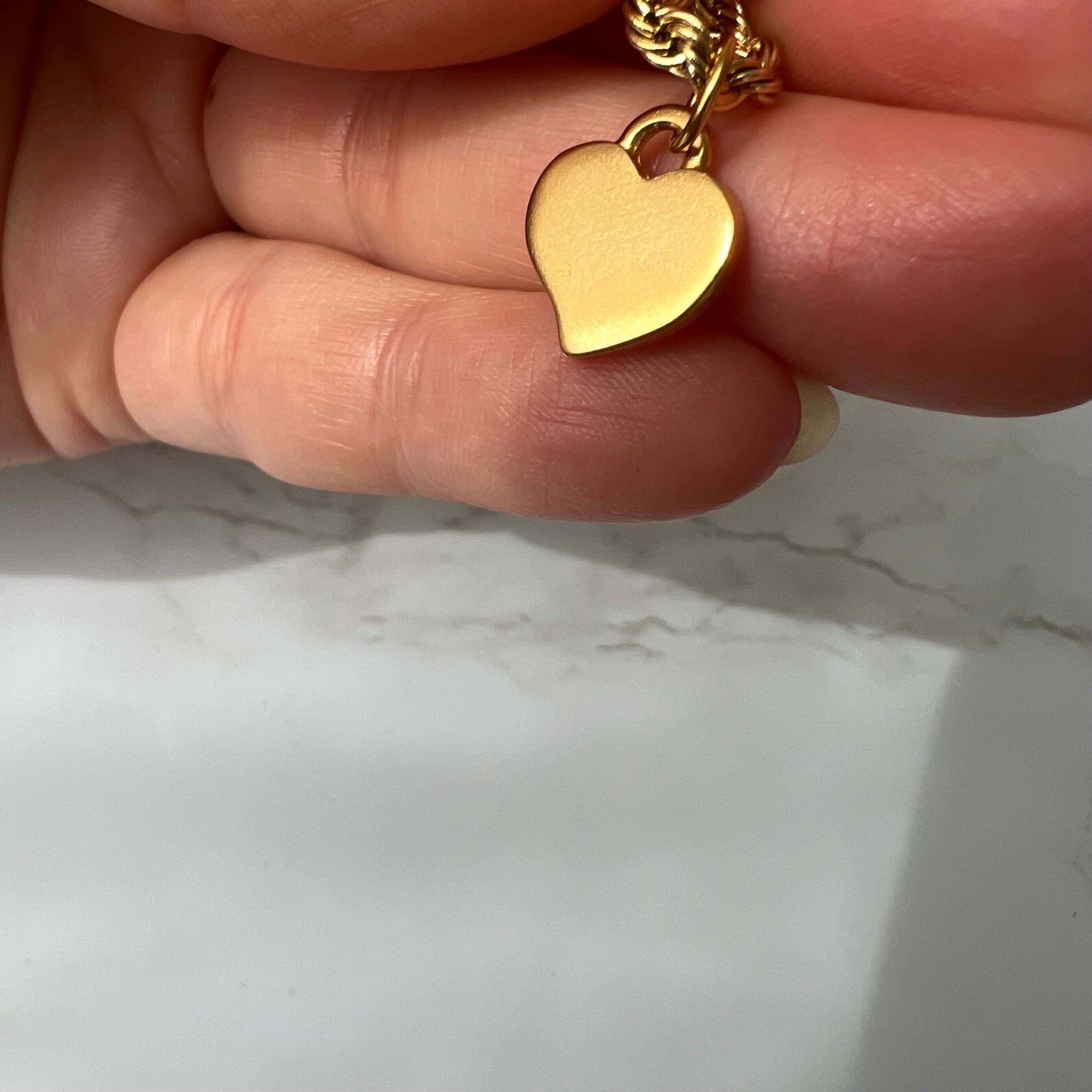 Prada hartjes logo van tassenbedel | Ketting