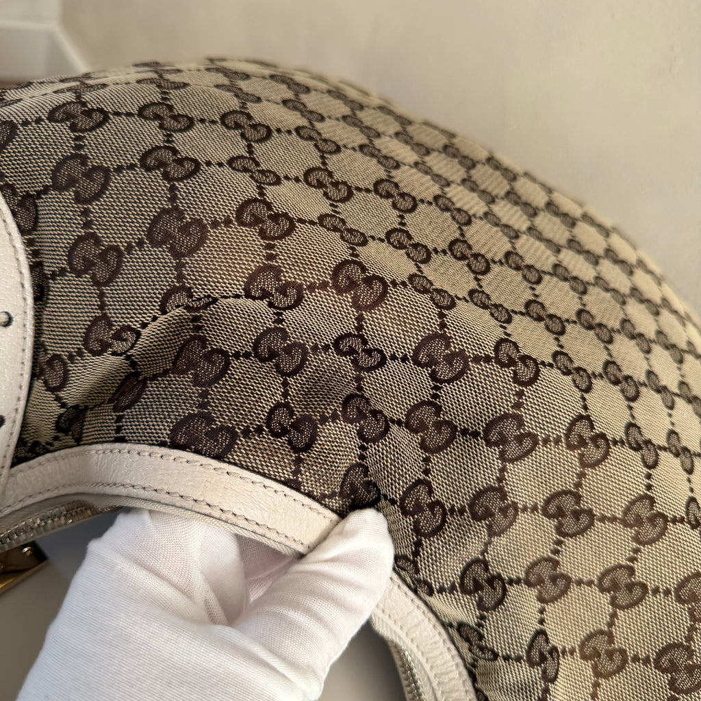 Gucci glam large hobo croissant