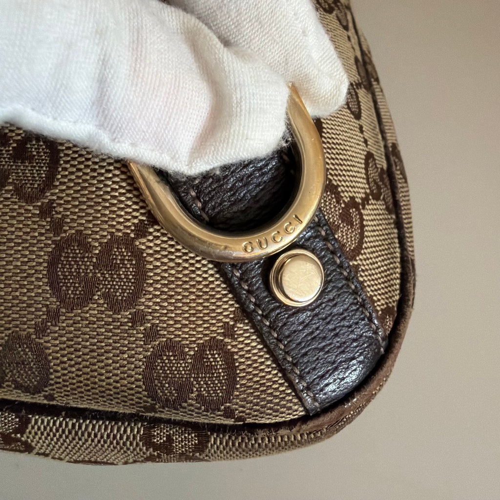 Authentieke vintage Gucci Abbey D-Ring Hobo Bag small