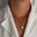 Vintage Louis Vuitton sleutelhanger slotjes bedel | Ketting