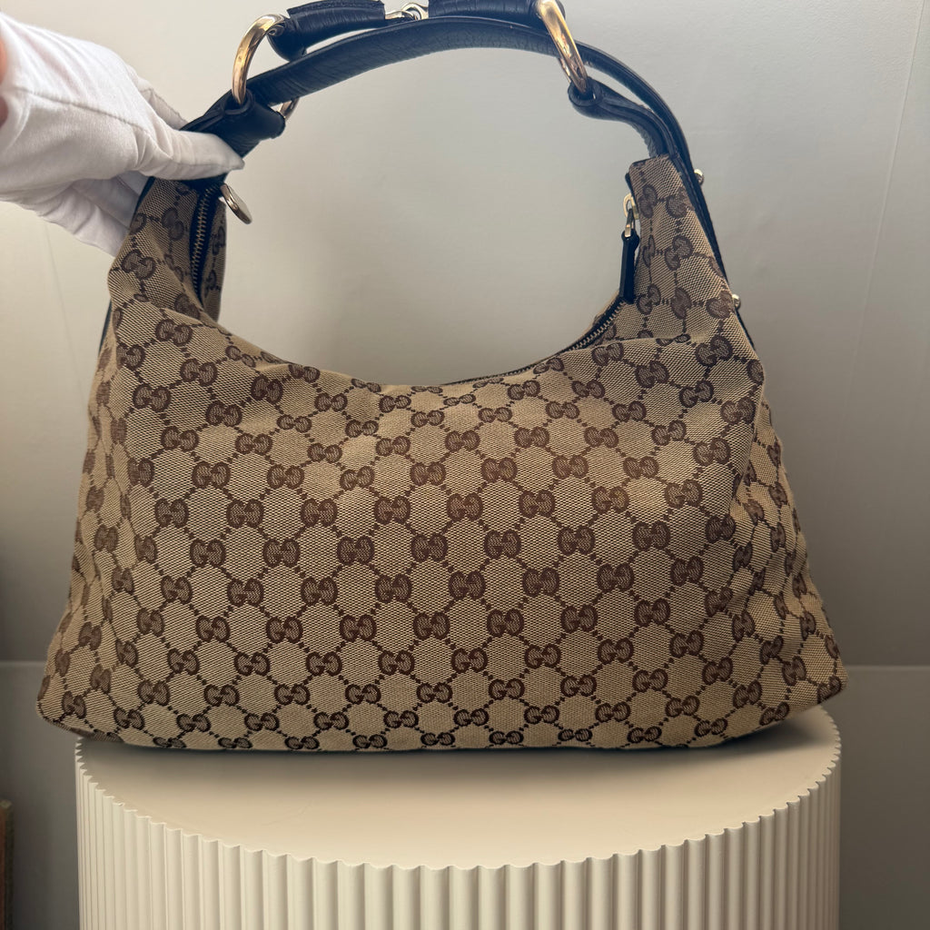 Gucci hobo horsebit heritage + original box