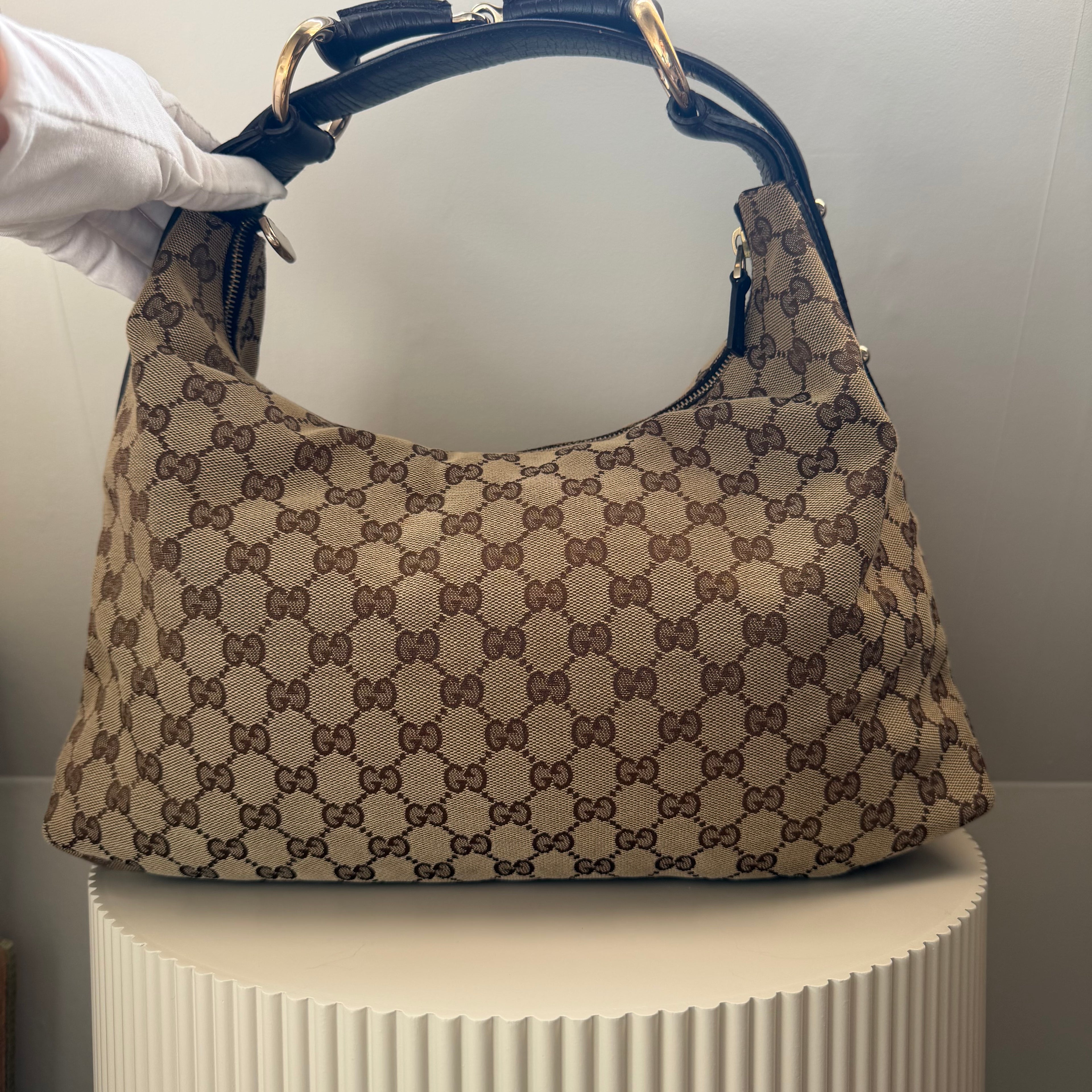 Gucci hobo horsebit heritage + original box