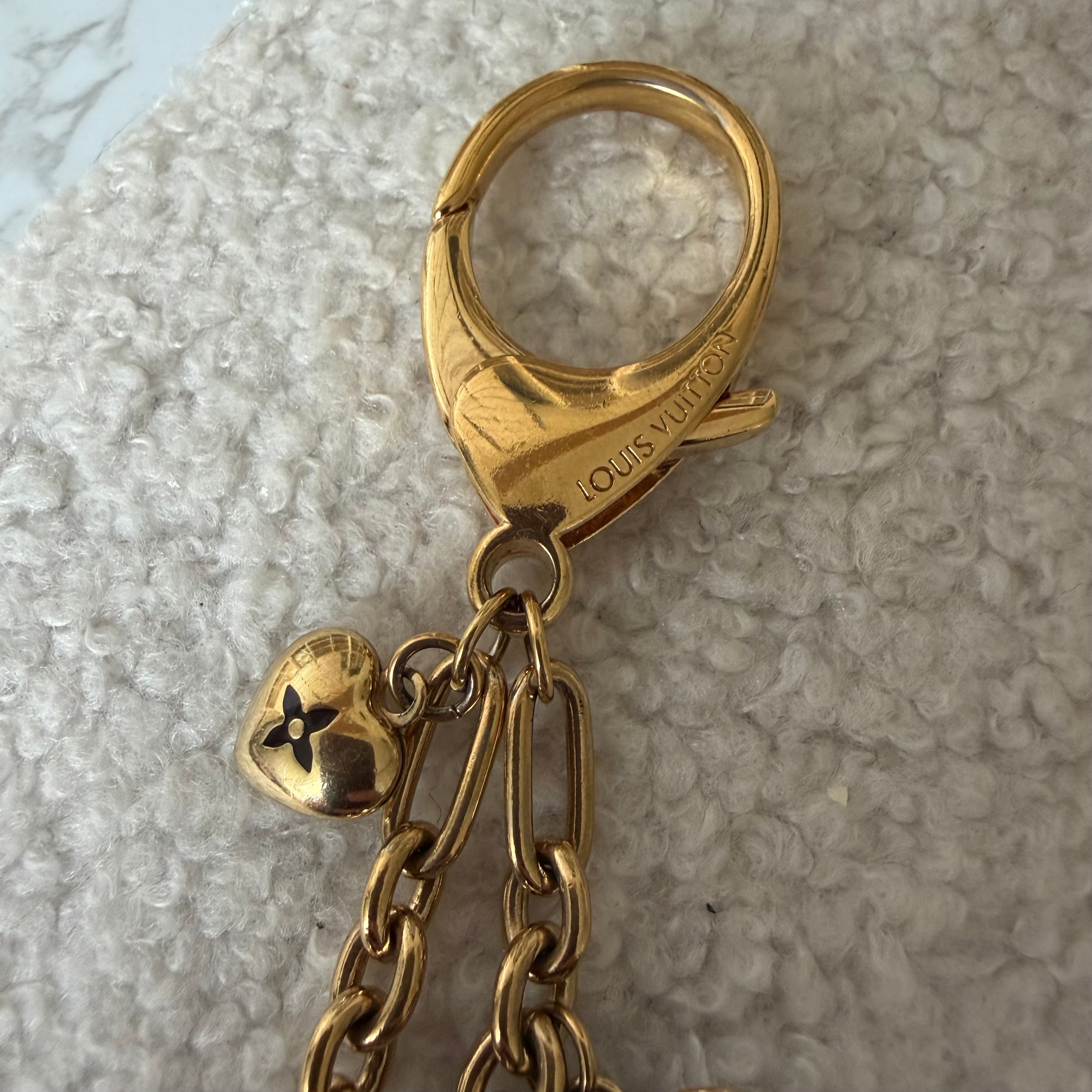 Vintage Louis Vuitton sleutelhanger  bedel | Ketting