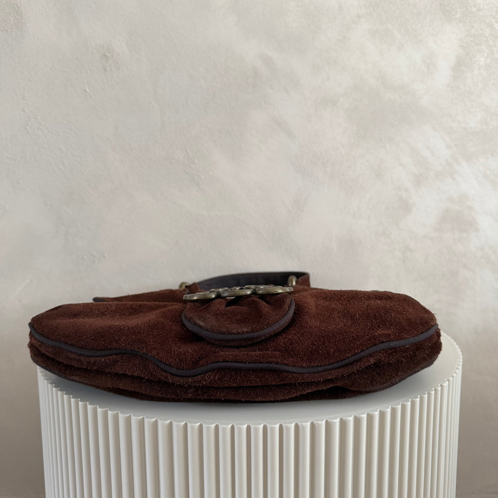 Authentieke vintage Dolce & Gabana suede bag
