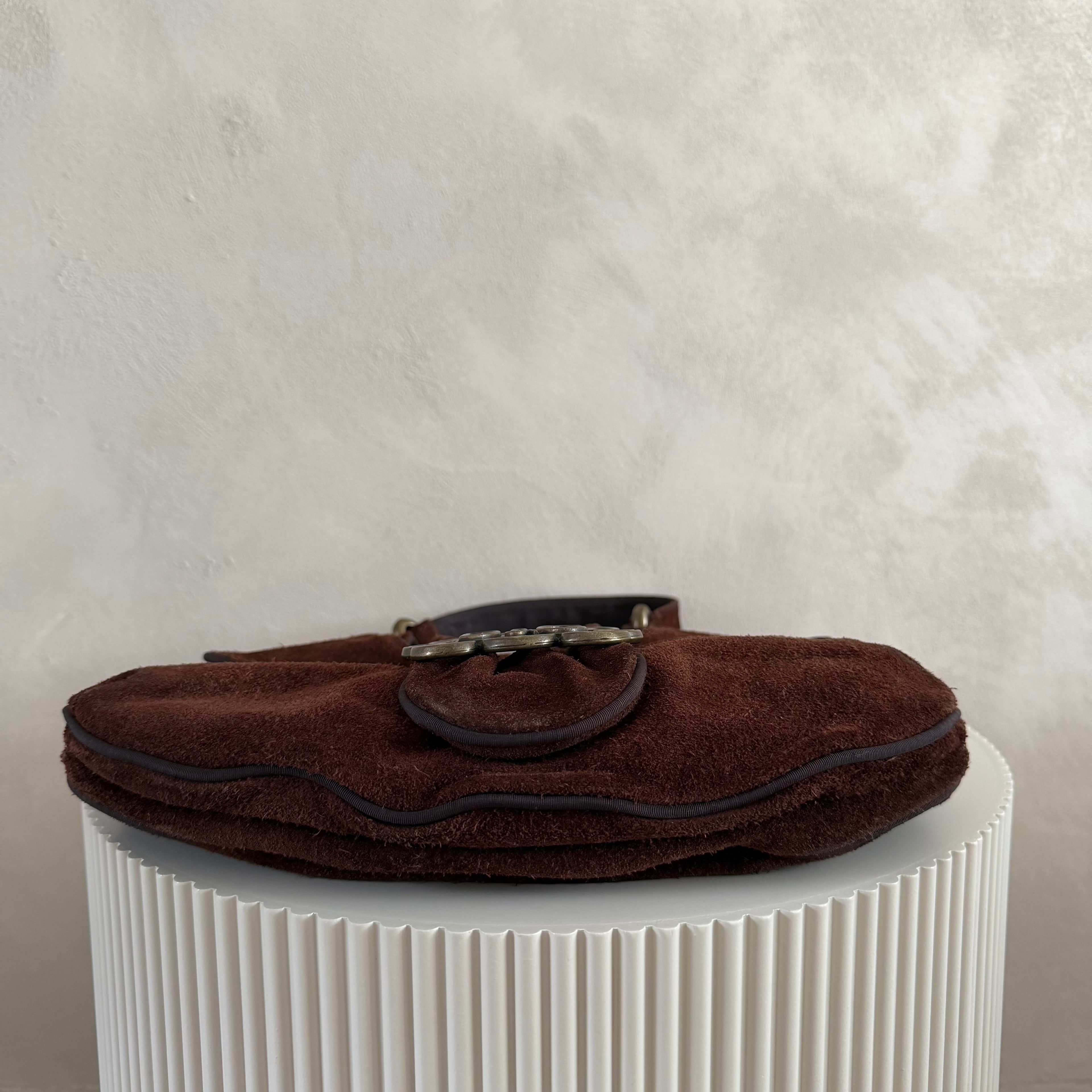Authentieke vintage Dolce & Gabana suede bag