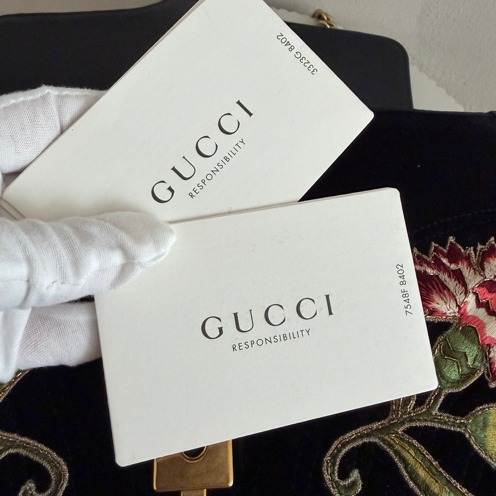 Authentieke vintage Gucci GG Marmont Velvet bag "LOVED”