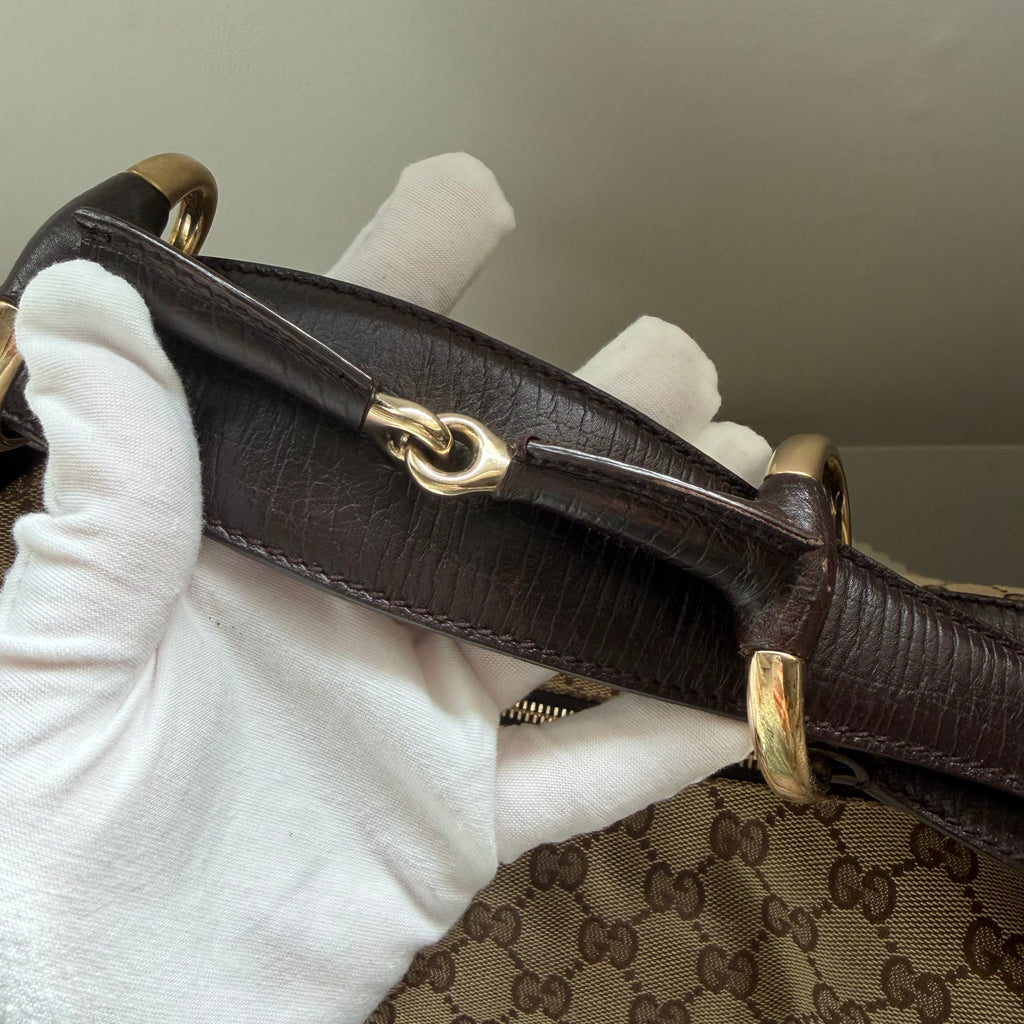 Gucci hobo horsebit heritage + original box