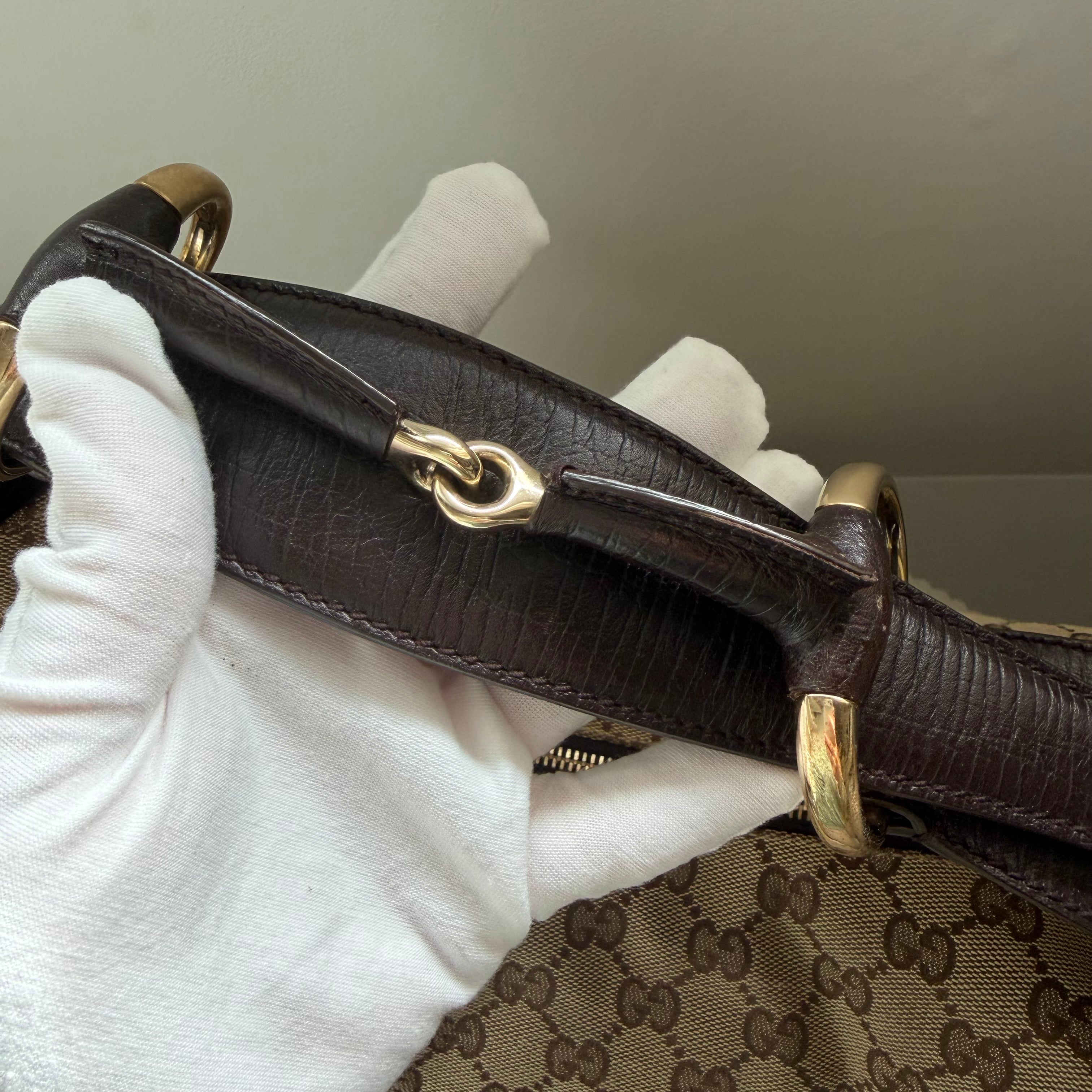 Gucci hobo horsebit heritage + original box