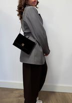 Chanel fluweel timeless classic