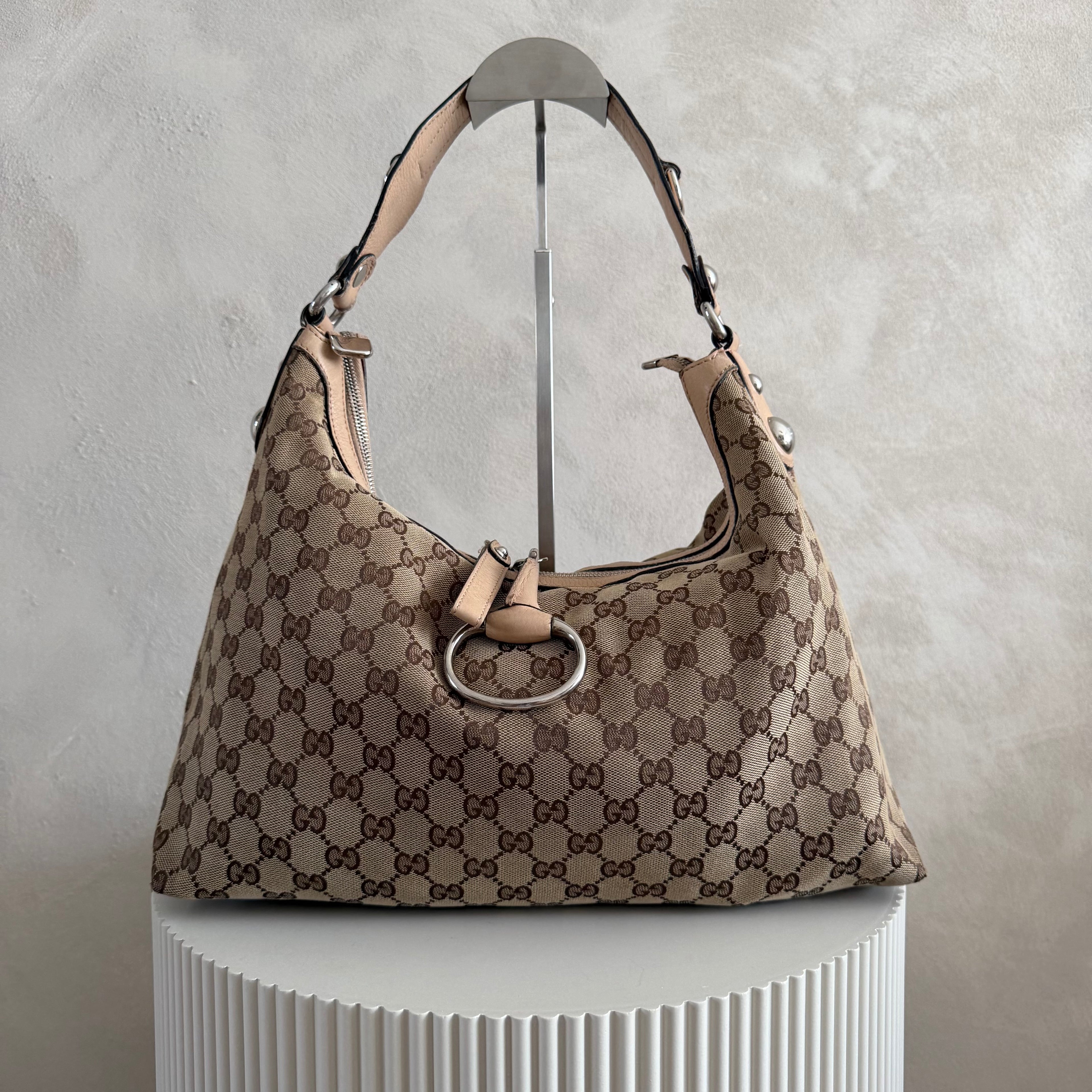 Authentieke vintage Gucci Horsebit Hobo bag