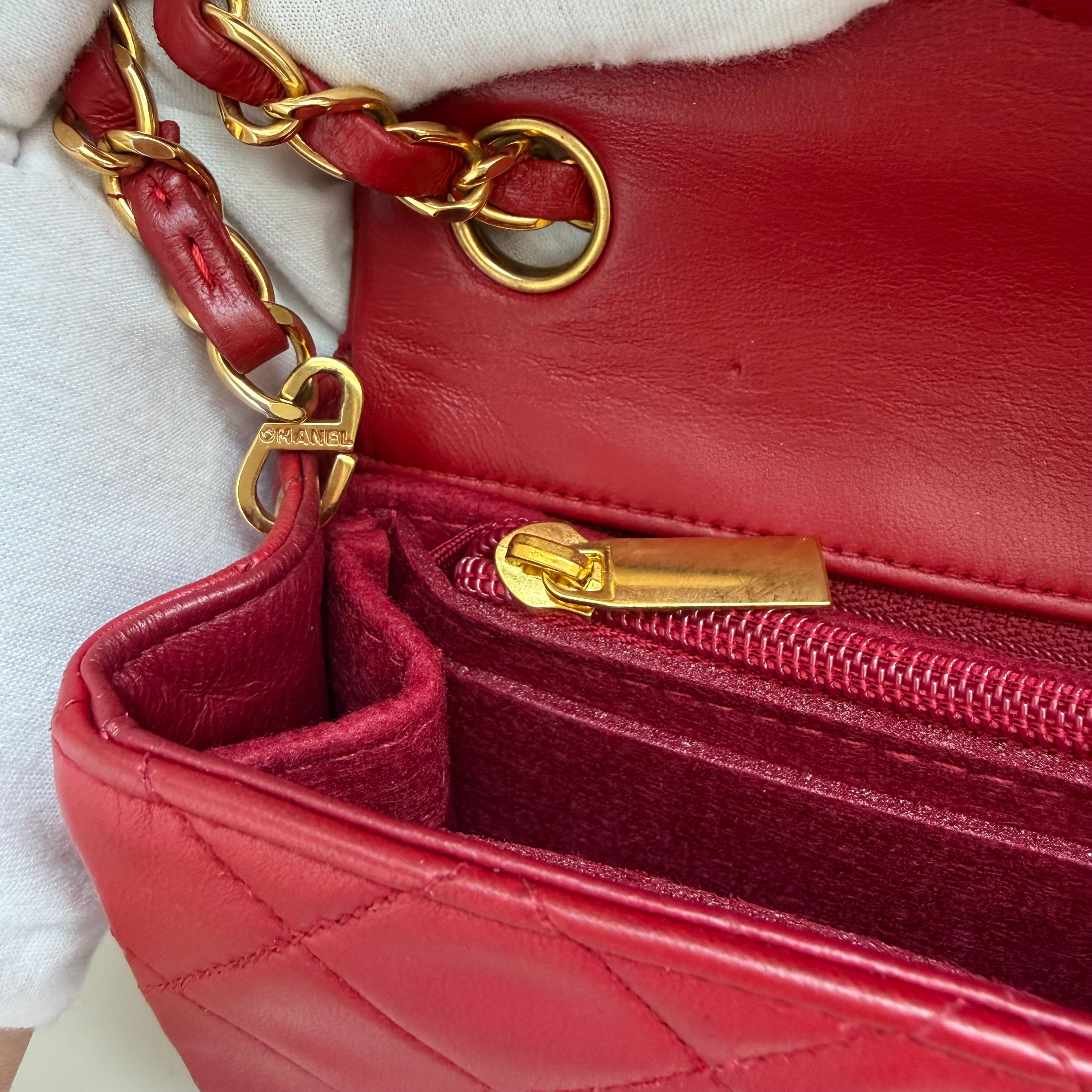 Chanel mini square classic single flap