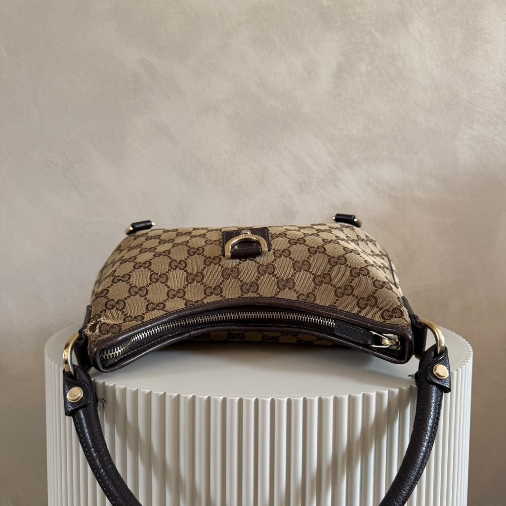 Authentieke vintage Gucci Abbey D-Ring Hobo Bag small