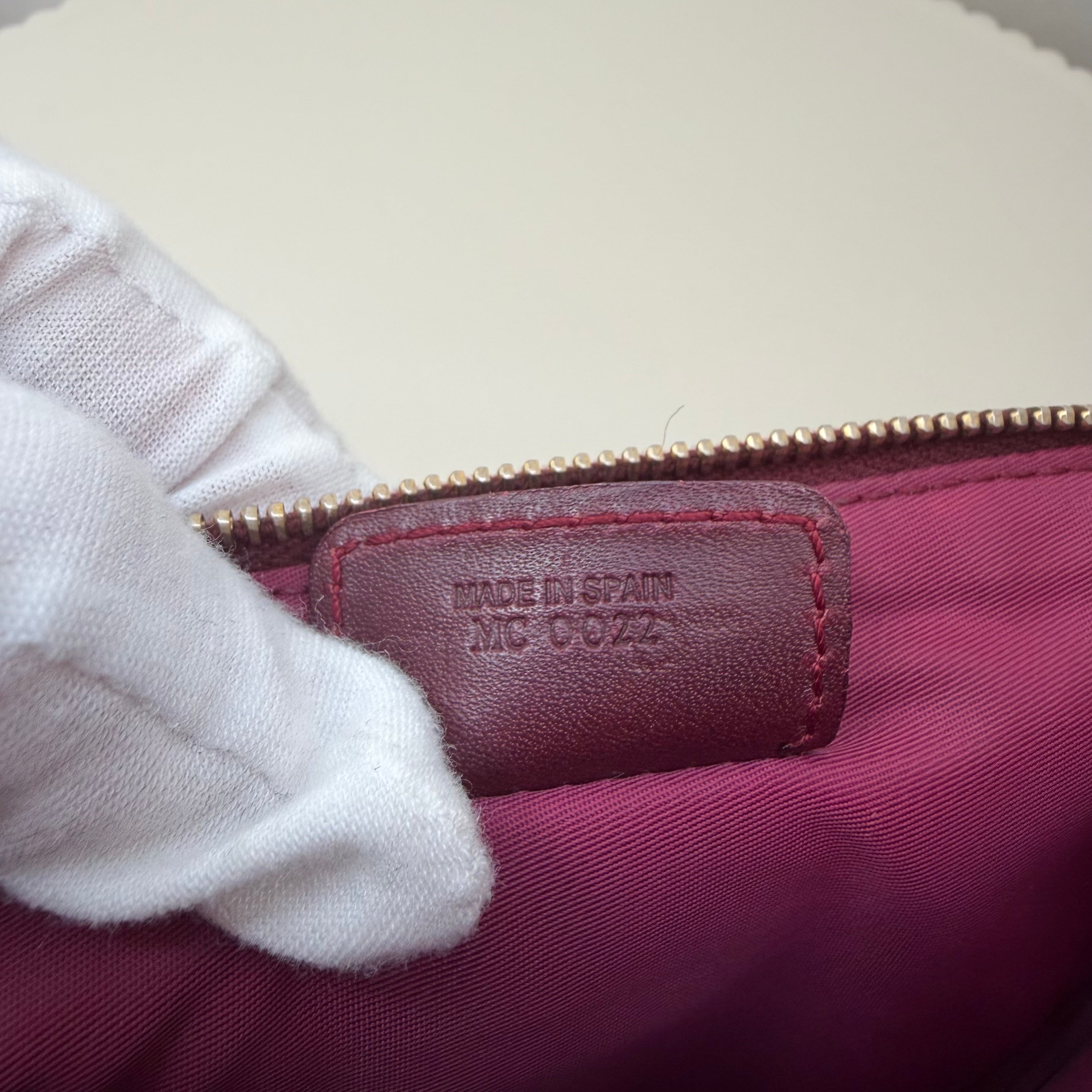 Christian Dior Trotter Mini red saddle