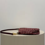 Christian Dior Trotter Mini red saddle