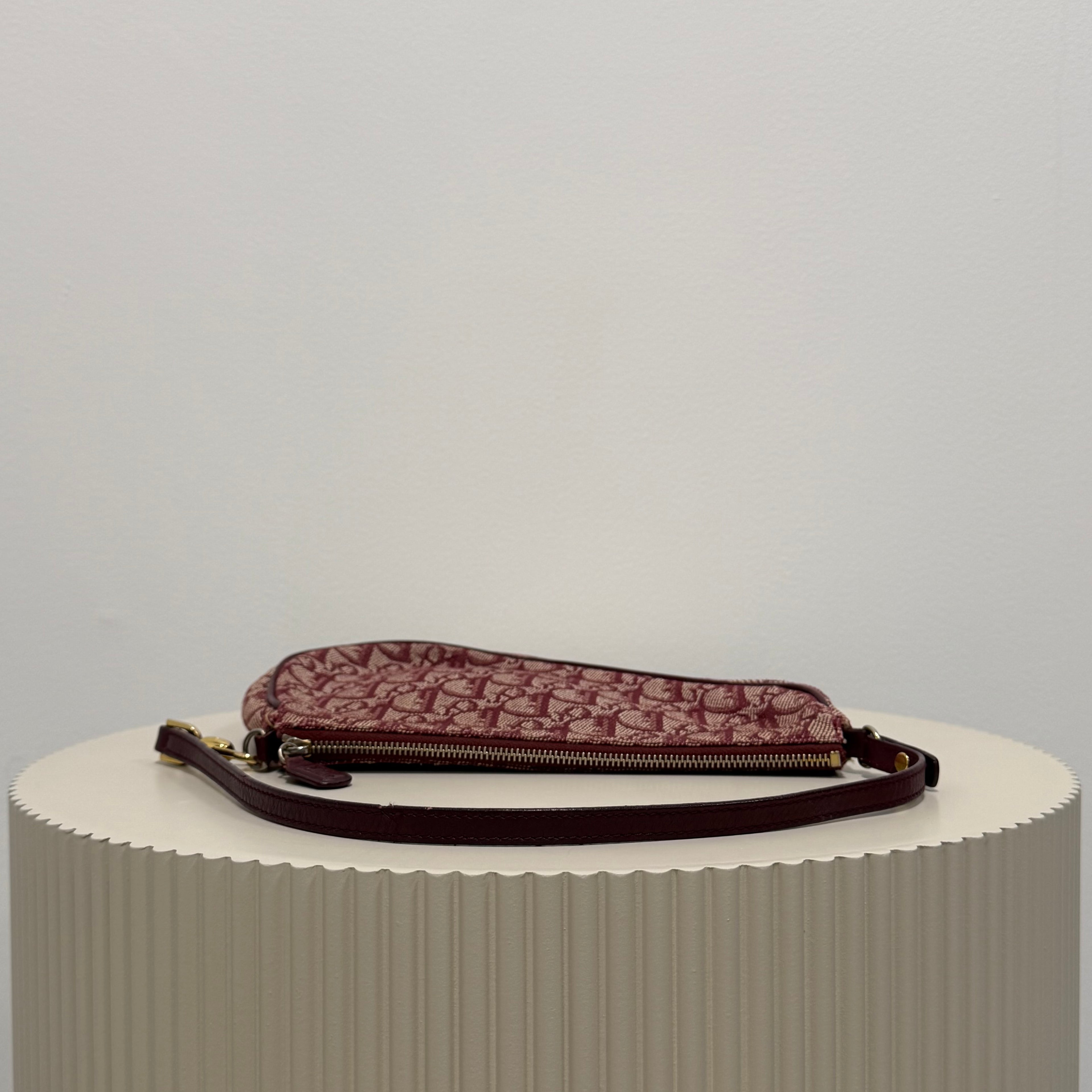 Christian Dior Trotter Mini red saddle