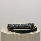 Christian Dior blue double saddle