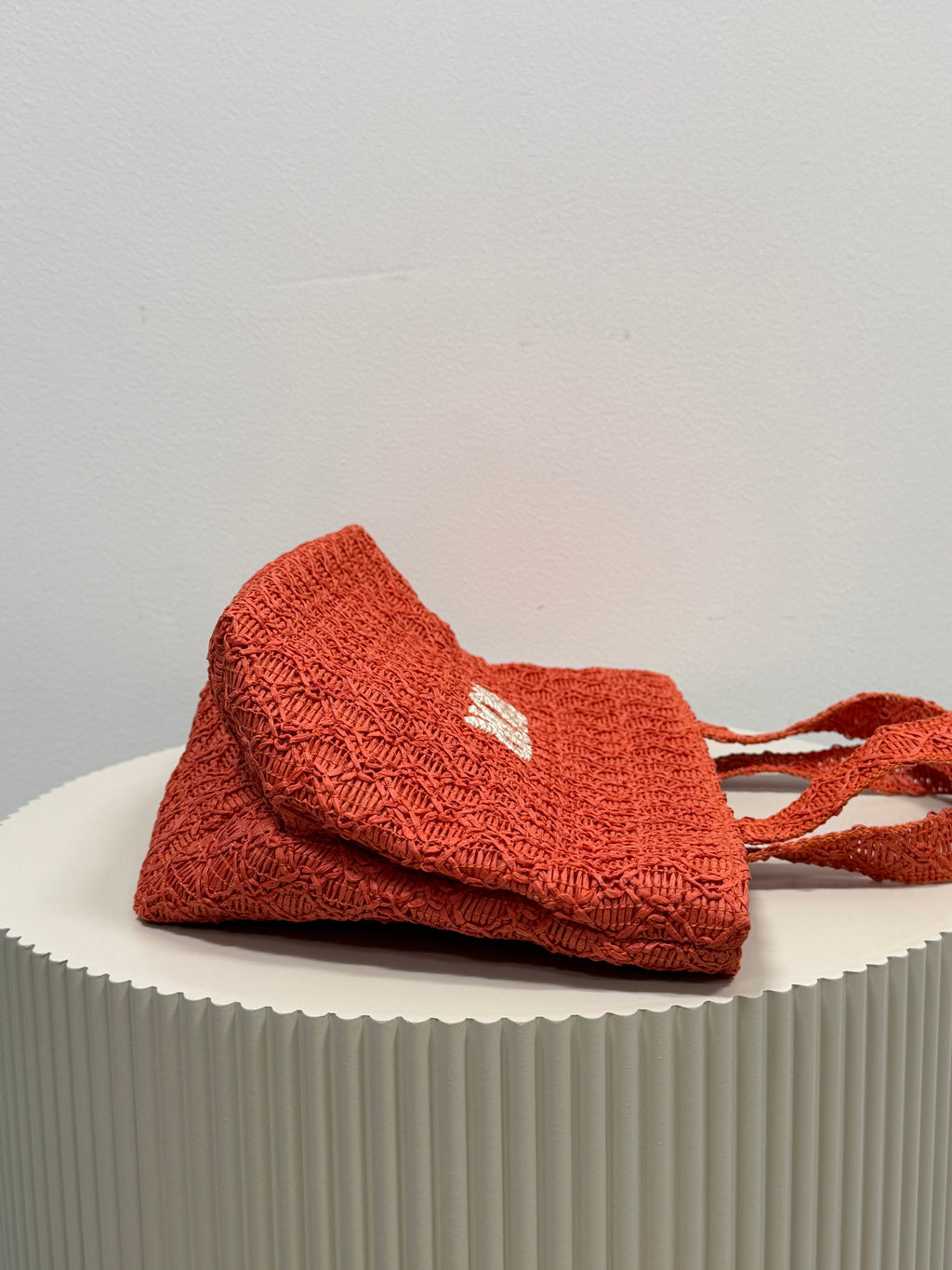 Dior beauty raffia tote