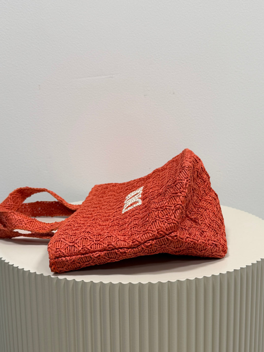 Dior beauty raffia tote