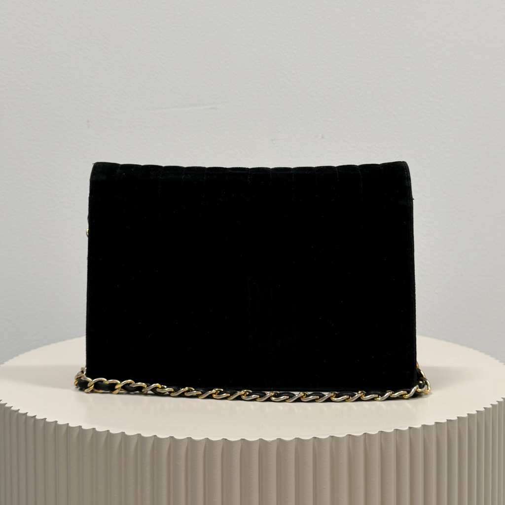 Chanel fluweel timeless classic