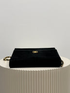 Chanel fluweel timeless classic