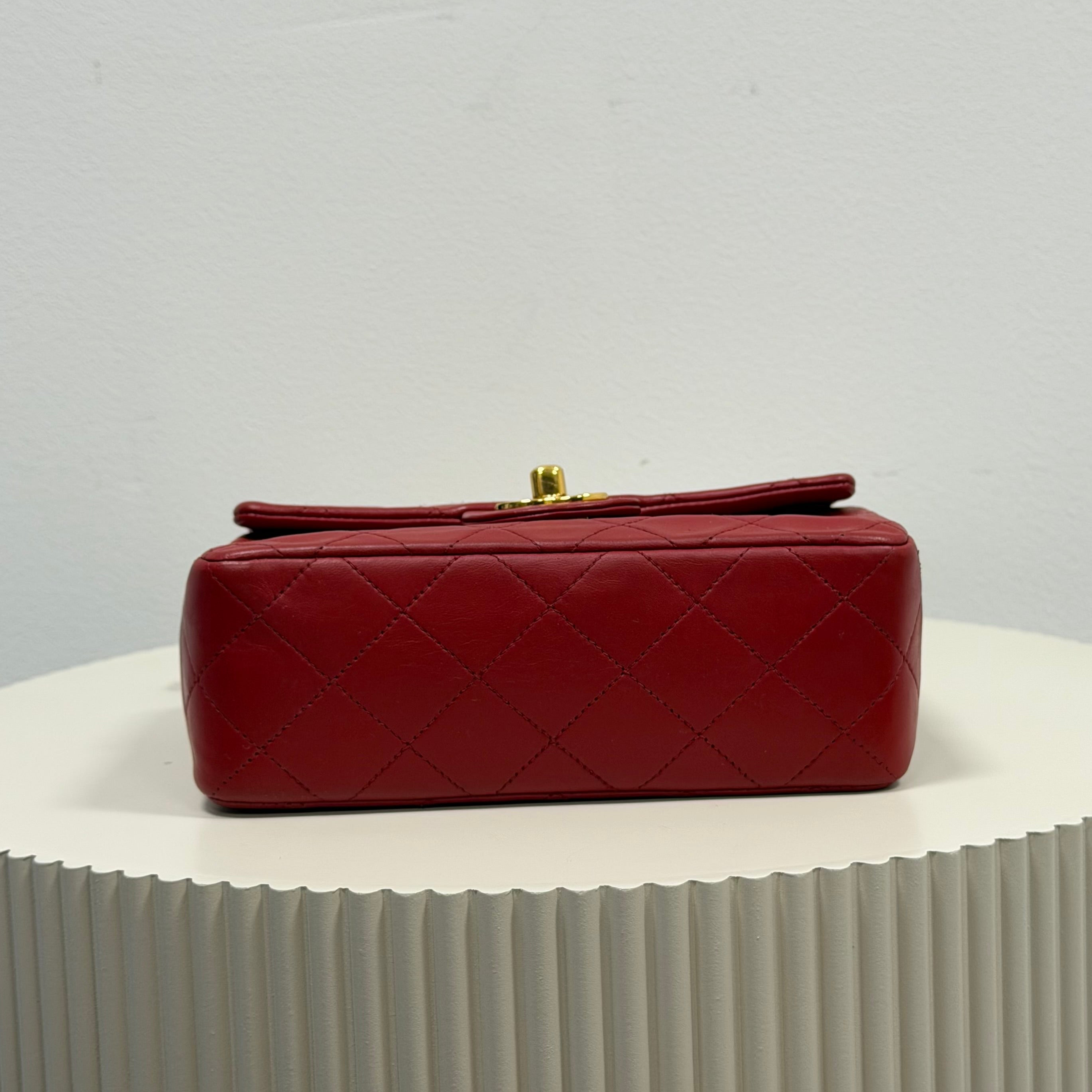 Chanel mini square classic single flap